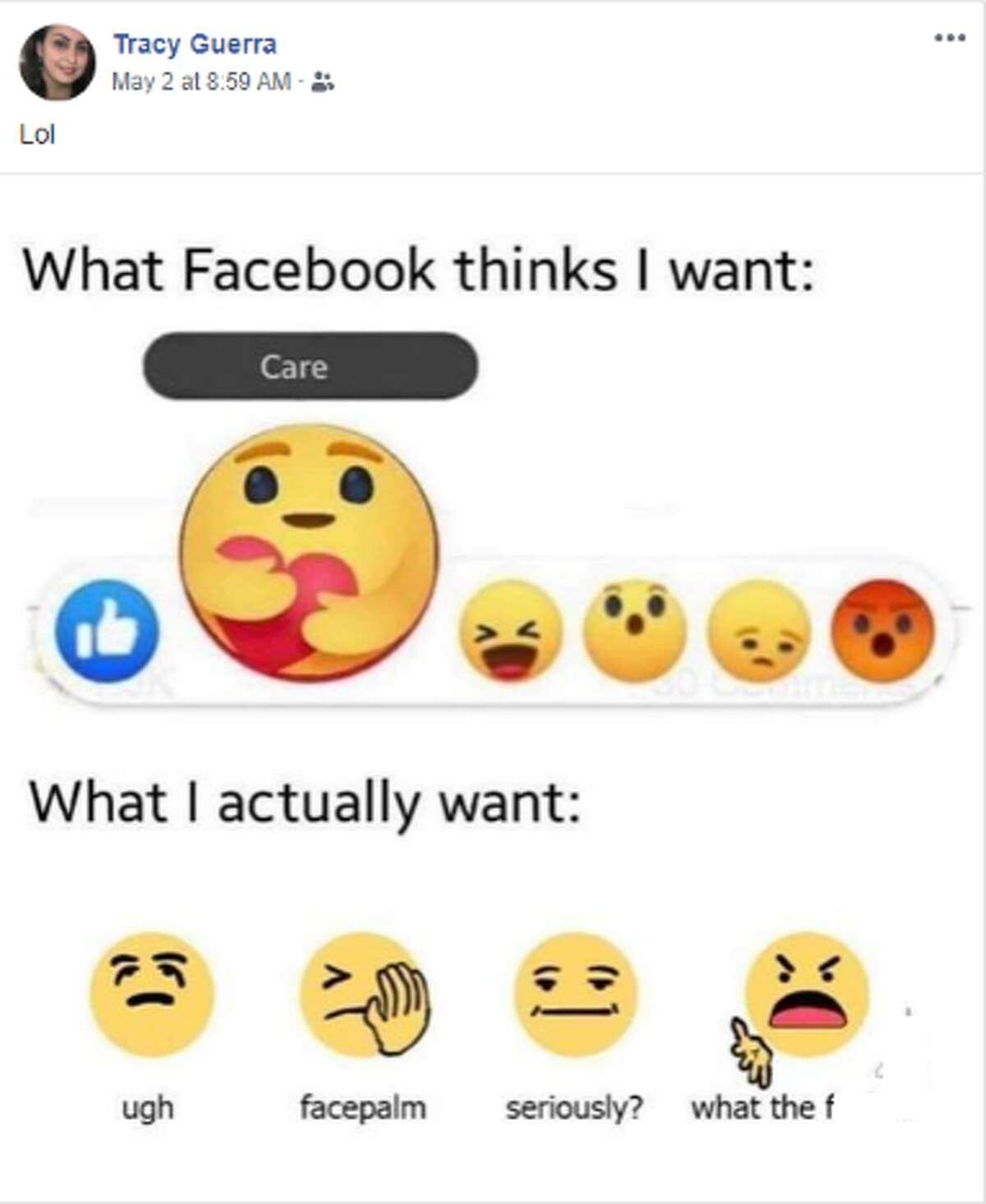 Social media reacts to new 'care' emoji released by Facebook