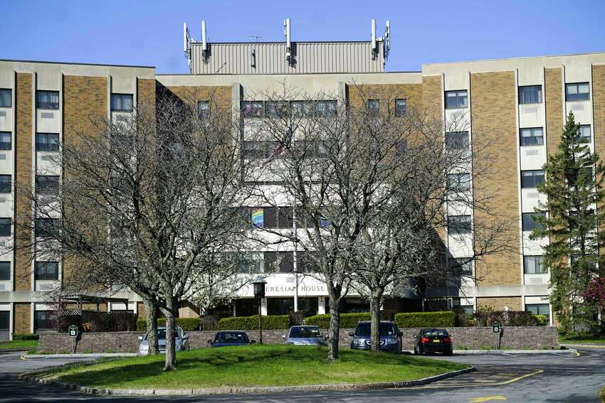 A view of the Teresian House Center for the Elderly on Tuesday, May 5, 2020, in Albany, N.Y. (Paul Buckowski/Times Union)