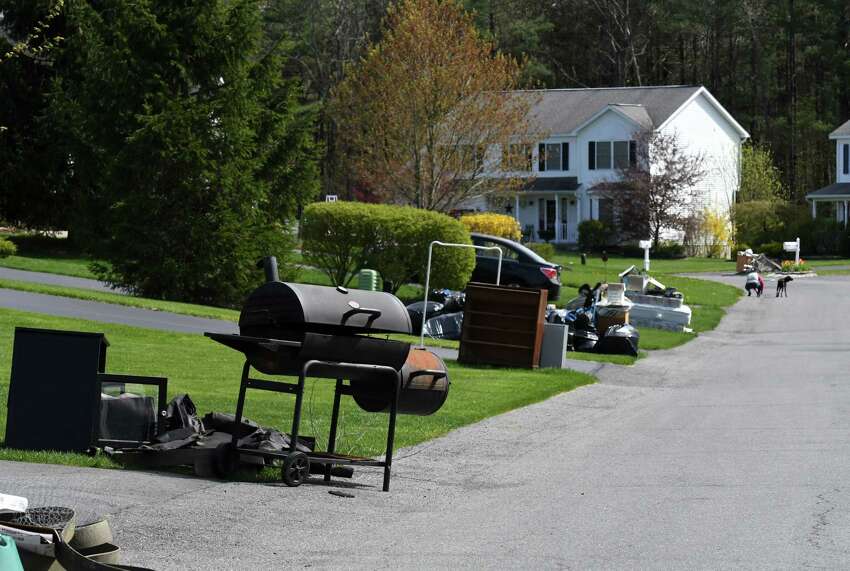 Clifton Park beset with trash piles ahead of biennial pick up