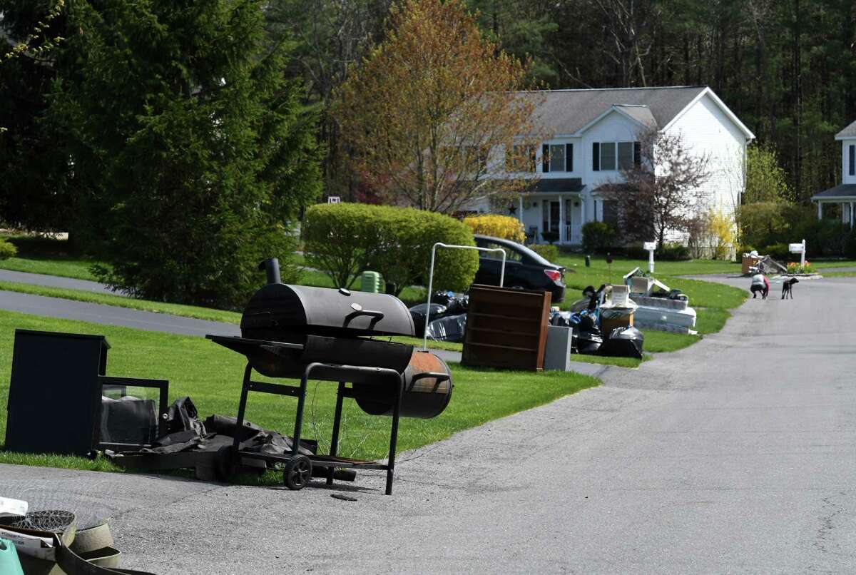 Clifton Park beset with trash piles ahead of biennial pick up