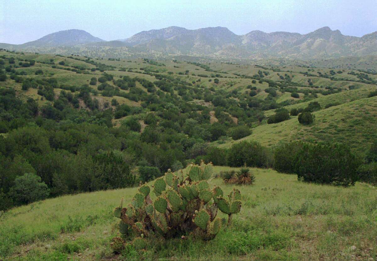 The rolling green hills of Coronado National Forest near Sonoita, Ariz., are seen just after a light rain on Tuesday, Aug. 20, 1996. (AP Photo/John Miller)