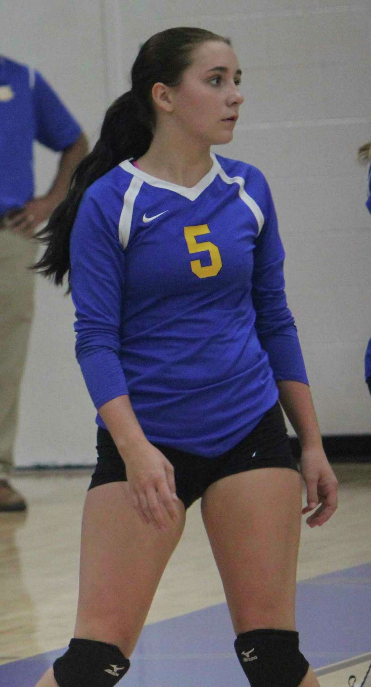 Deanna Conklin is a standout for Evart's volleyball and basketball teams. (Herald Review photo/John Raffel)