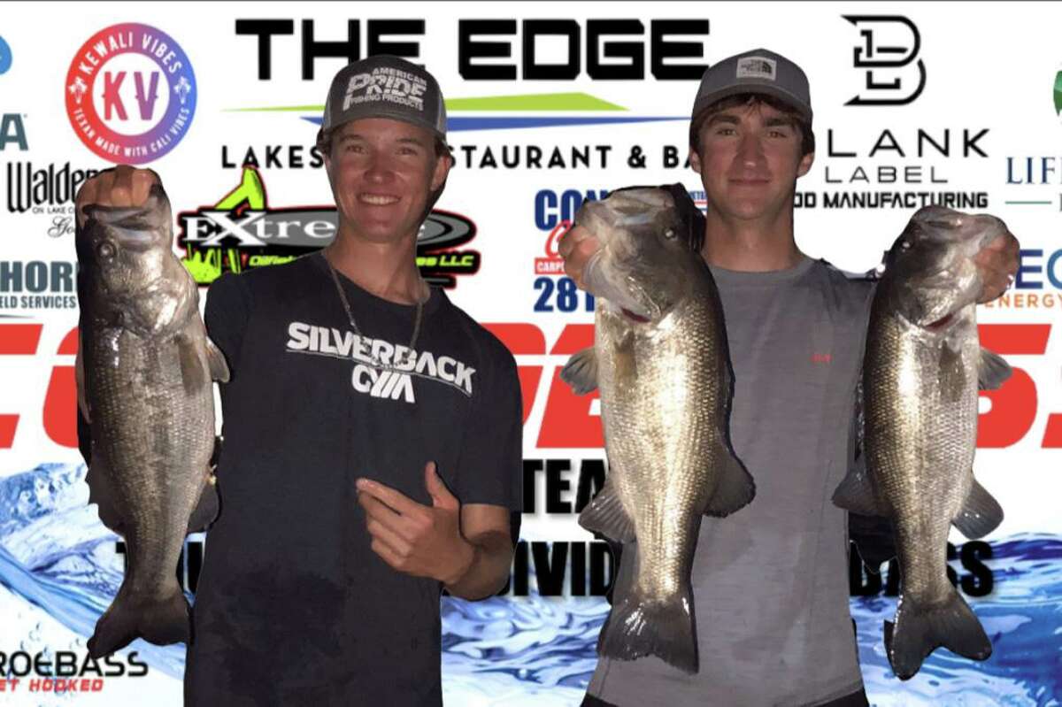 Noah Pieniacek and Mason Roach came in third place in the CONROEBASS Tuesday tournament with a stringer weight of 12.89 pounds.