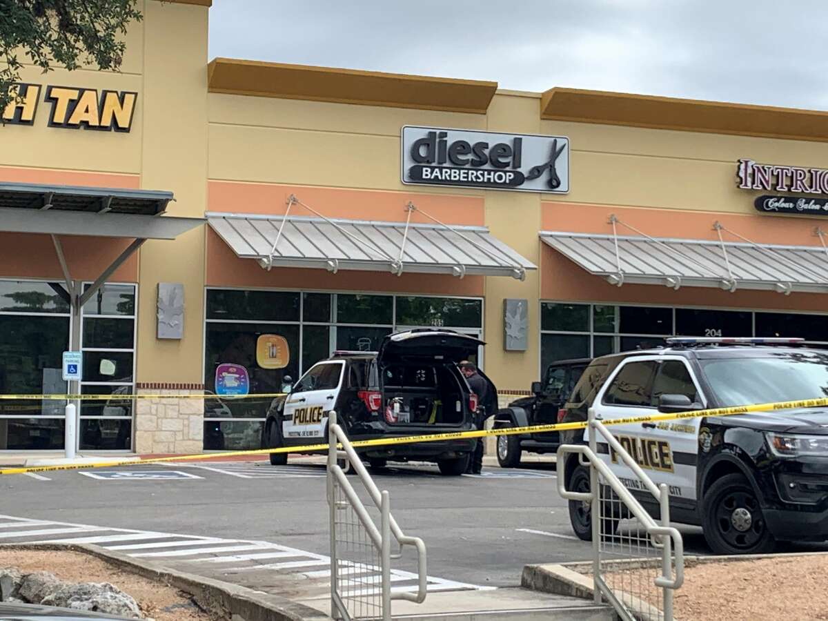 One person was shot and killed and another was stabbed at a Northwest Side barbershop Wednesday, according to the San Antonio Police Department.