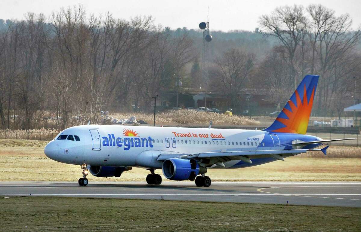 The U.S. Department of Transportation rejected a request from Allegiant Air, which received about $172 million in federal stimulus money, to exempt it from requirements to provide service to San Antonio and other markets in the U.S.