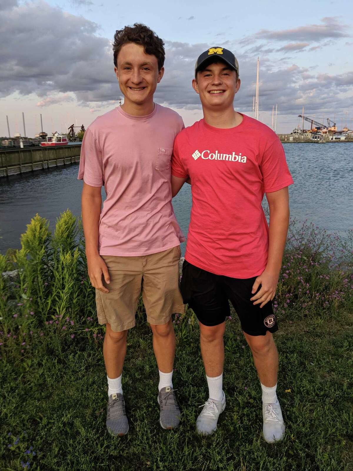 Ryan (left) and Miles Tullo are using money from a GoFundMe campaign to benefit workers at more than 30 Ridgefield restaurants.