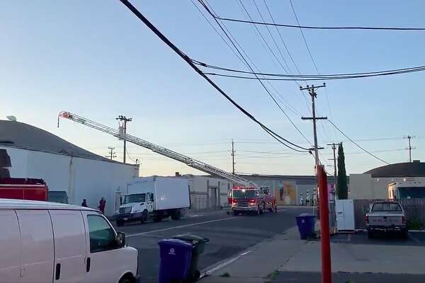 Officials responded around 5 a.m. Thursday to a report of an explosion at the commercial warehouse on the 1700 block of Timothy Drive near Highway 880, officials said.