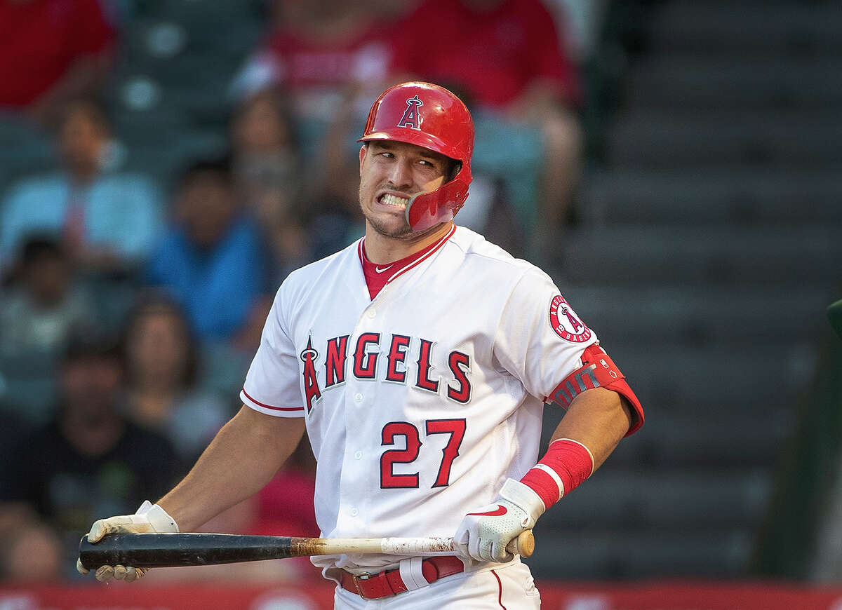 Mike Trout (pictured) and Clayton Kershaw objected to separating from their loved ones for prolonged stretches. So remaining in the Los Angeles area for another round of spring training and playing the regular season in familiar settings, while following local virus-combating procedures, would be palatable to them. The basics of the plan, as reported by USA Today: Players would have access to most of the spoils of a regular season without sacrificing proximity to family. Teams would play only within three geographically friendly divisions during the regular season, limiting travel to one region of the country. The format would change in the postseason. The number of people admitted into baseball’s work environments would be limited, and all would be screened for COVID-19 symptoms regularly.
