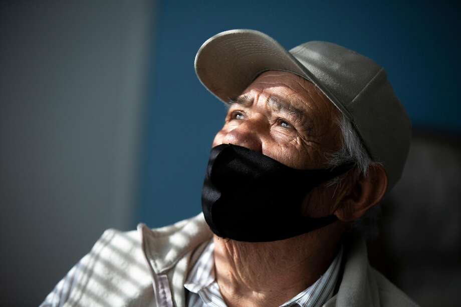 Carmelo Gonzalez Puga at his home on Thursday, May 7, 2020, in San Jose, Calif. Carmelo Gonzalez Puga was diagnosed with the coronavirus mid April and has since recovered from COVID-19. Photo: Santiago Mejia / The Chronicle