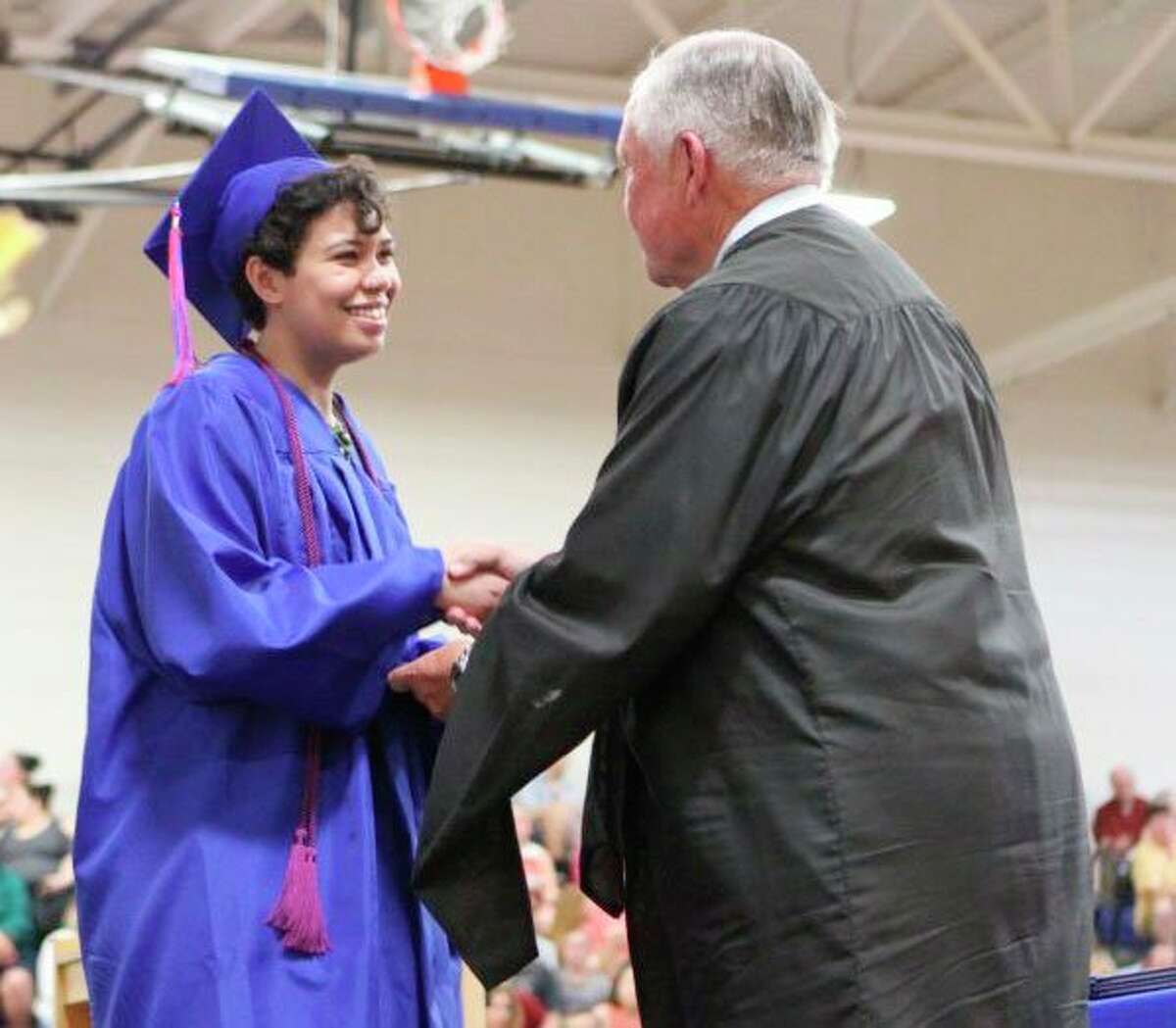 Chippewa Hills will be rescheduling their graduation in order to have an in-person ceremony. New graduation dates being proposed are set for June and July. (Pioneer file photo)