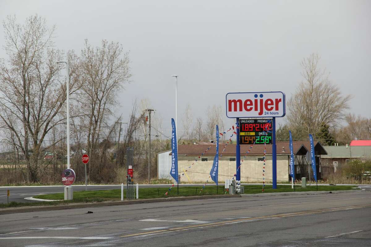 The Bad Axe Meijer gas station opened up for business this week, with cars driving up to get gas and people going inside the convenience store