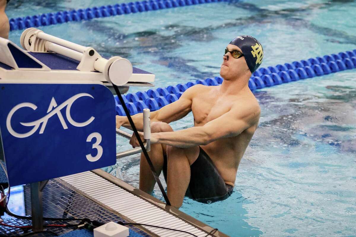Jack Montesi, a 2016 Greenwich High School graduate, earned All-America honors by producing an impressive senior season as a member of Notre Dame’s men’s swimming team this past season.