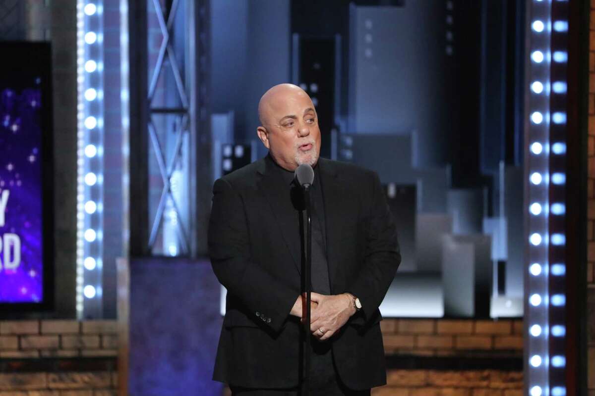 Billy Joel presents at the 72nd Annual Tony Awards at Radio City Music Hall in New York, June 10, 2018. (Sara Krulwich/The New York Times)