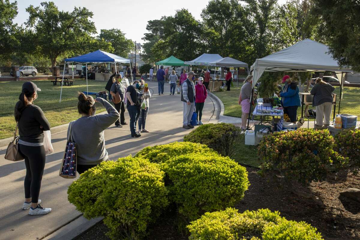 Scenes from the Midland Downtown Farmerâs Market on Saturday, May 9, 2020 at the Museum of the Southwest. Jacy Lewis/Reporter-Telegram