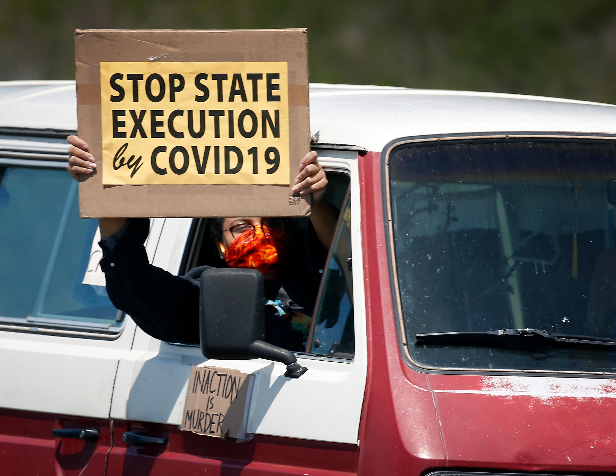 Coronavirus and prisons: San Quentin protesters demand protection for ...