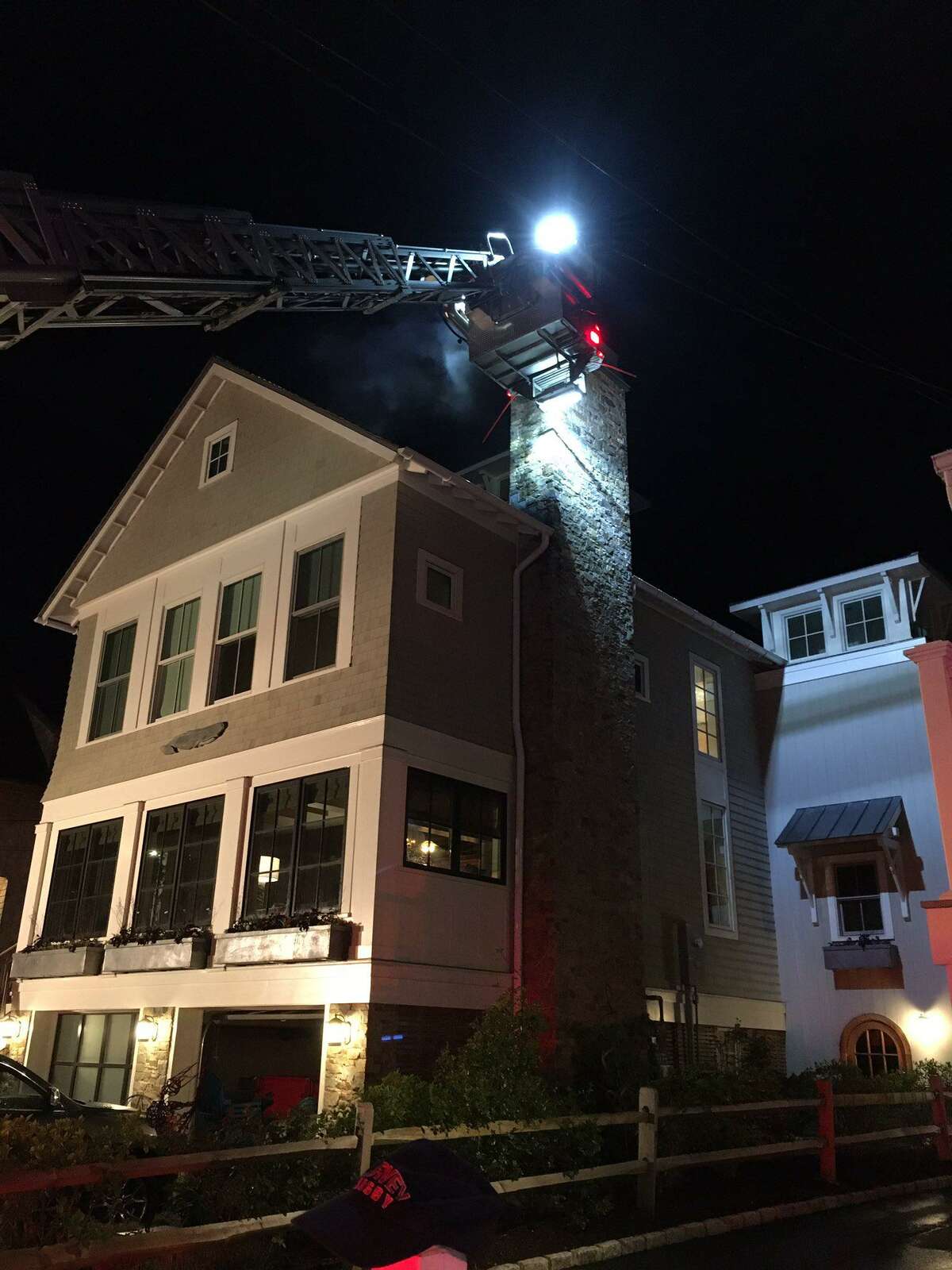 Westport firefighters extinguish chimney fire