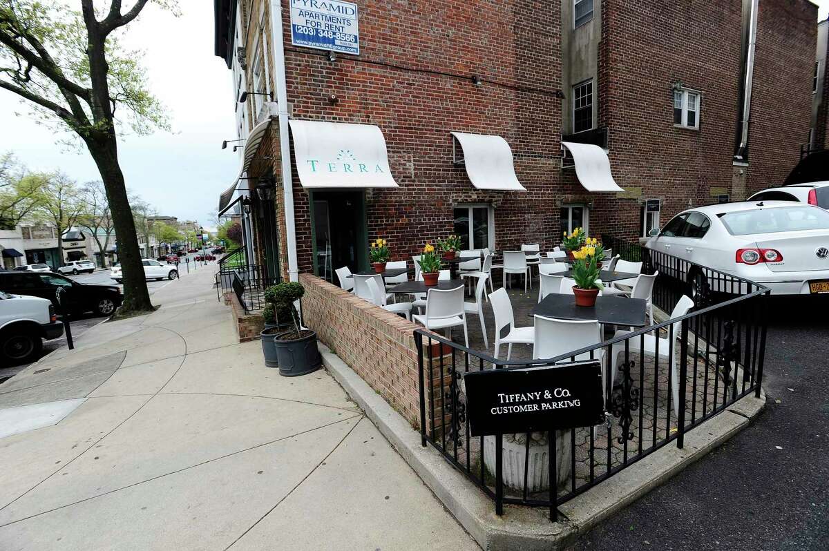 Terra Ristorante is one of many establishments that have pushed for expanded outdoor dining but it would not be a part initially of the expanded outdoor use of lower Greenwich Avenue. First Selectman Fred Camillo said he wants to expand it to upper parts of the Avenue too.