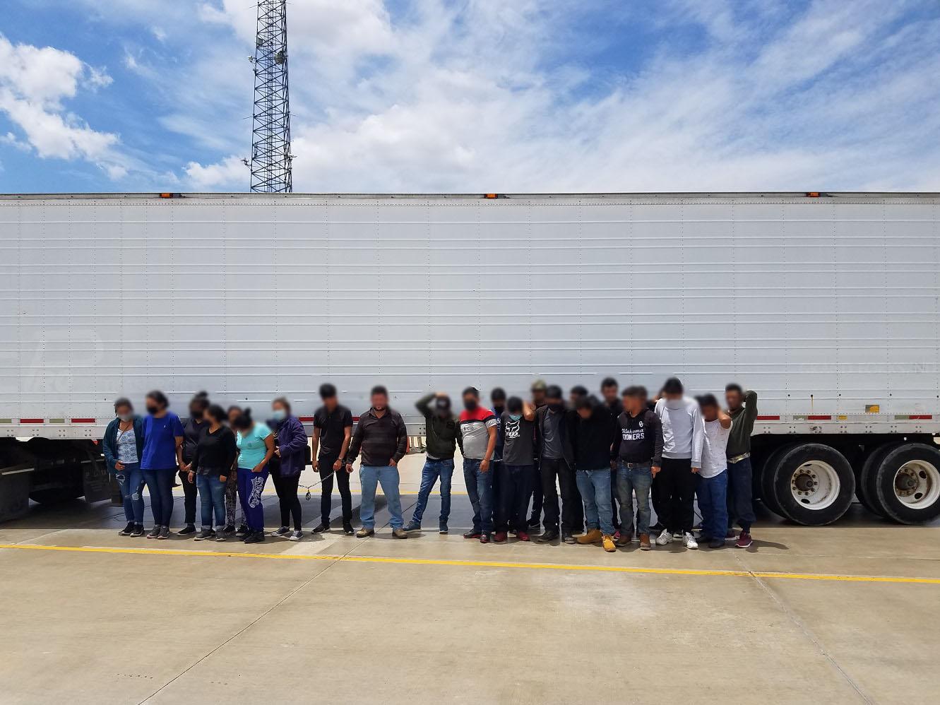 Border Patrol halts a human smuggling attempt