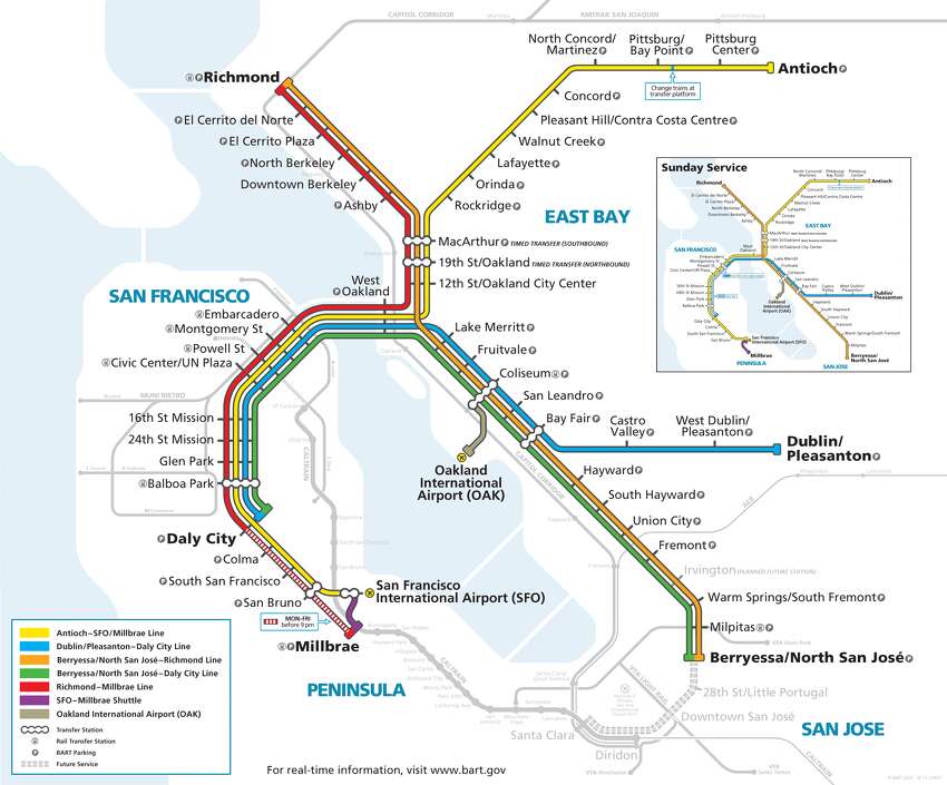 BART unveils a new system map. Here's what's changed.