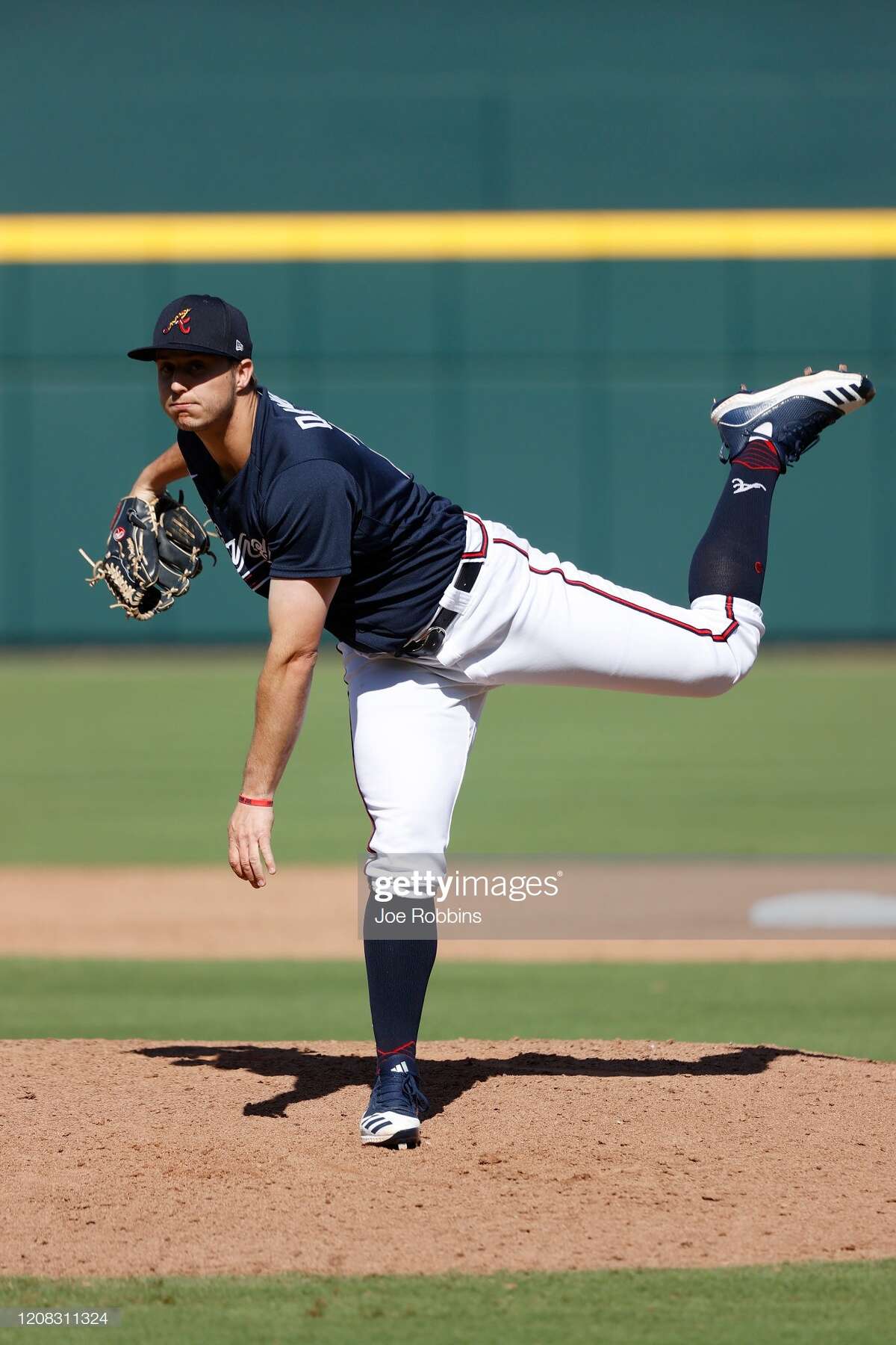 Former Midland College pitcher Tucker Davidson is shown in action pitching in the Atlanta Braves farm system in this undated photo.