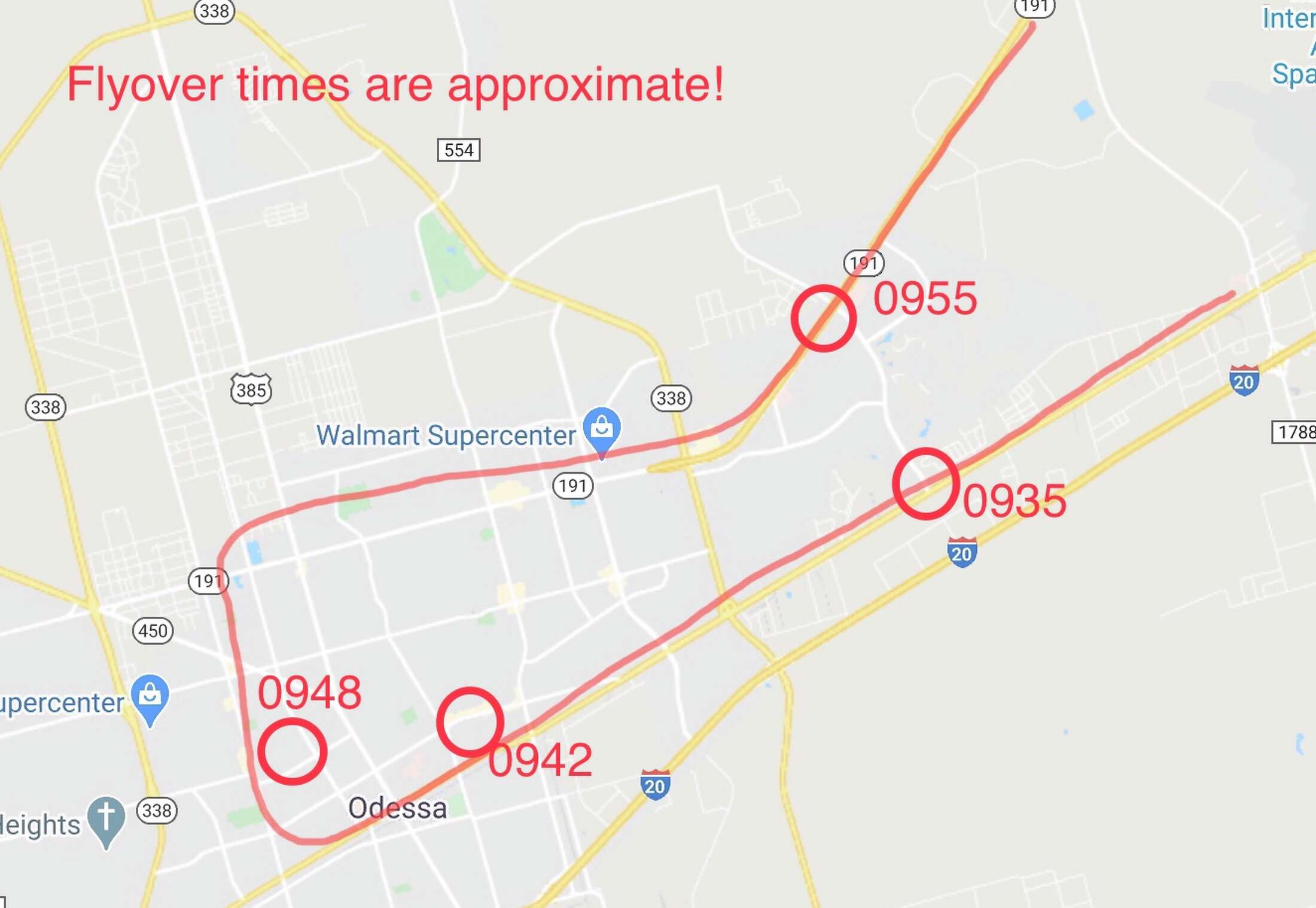 High Sky Wing schedules flyover salute