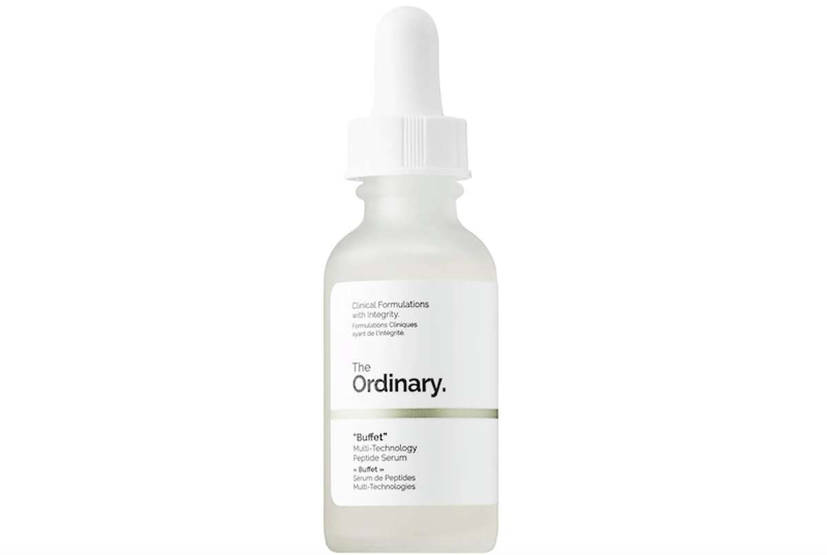 The Ordinary "Buffet" Serum, $14.80When sorting through retinol serums, you are going to find a lot products that might be outside of your budget. The Ordinary is a newer brand, but already a big favorite in the industry. This "Buffet" serum is exactly what it sounds like – a comprehensive formula to combat all signs of aging. This serum includes a number of peptide complexes to rejuvenate and hydrate your skin.