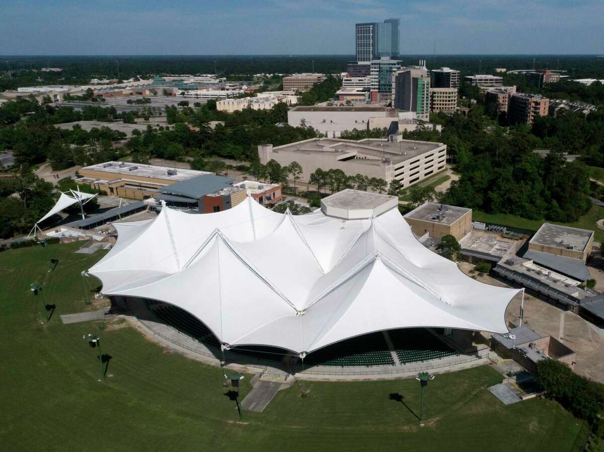 The Cynthia Woods Mitchell Pavilion is seen, Wednesday, April 15, 2020, in The Woodlands.