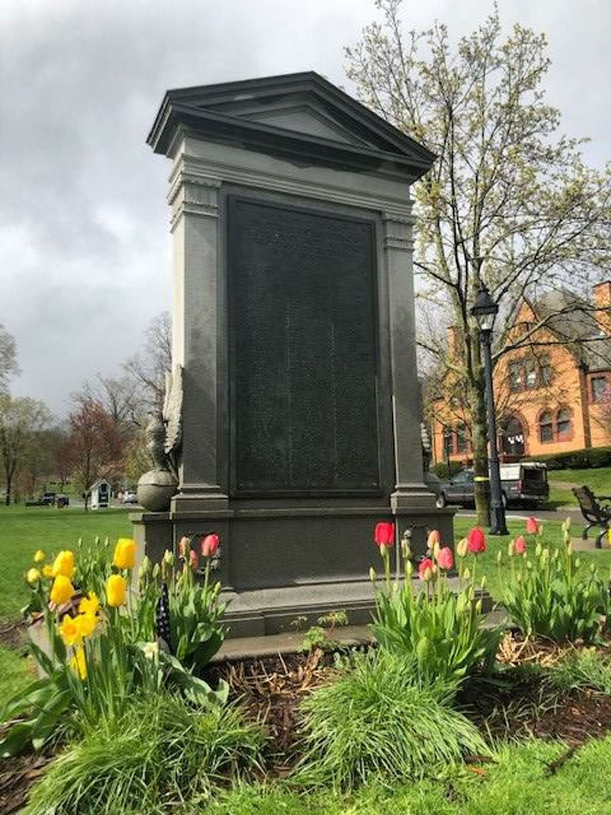 The Village Green is graced with several war memorials.