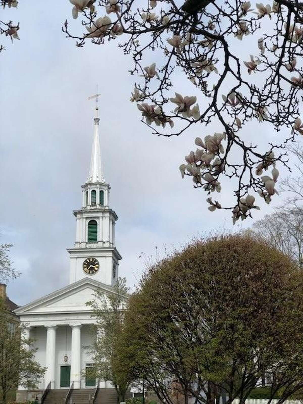 Spectrum/First Congregational Church of New Milford on Main Street in New Milford May 3, 2020.