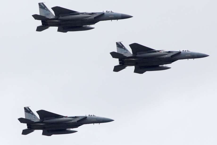 F15 jets fly over SF Bay Area to honor frontliners battling COVID19