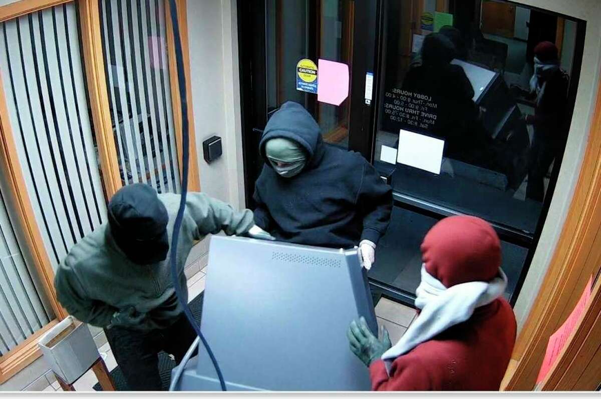 Police said the three suspects and the vehicle used in the attempted ATM theft in Wellston last month were identified and evidence was seized in Ingham County Tuesday when a search warrant was executed. (Courtesy photo)