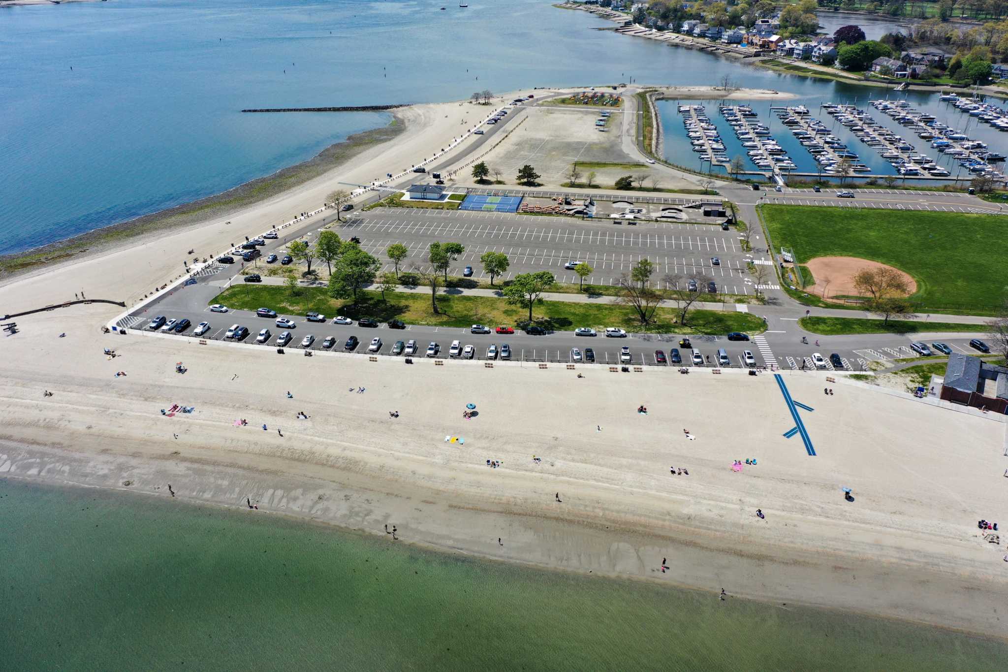 Photos: Westport's Compo Beach reopens