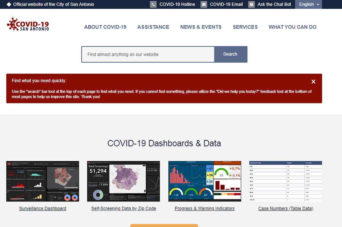 On Wednesday, the City of San Antonio introduced its new website packed with coronavirus information related to the city.