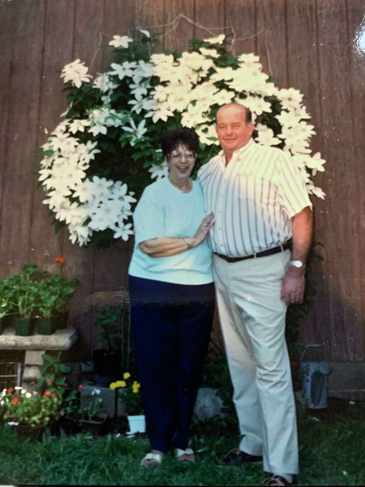 Charlie Steck with his late wife, Rose Steck. Steck, former two-term first selectman in Bethel, died Wednesday after battling dementia. He had been diagnosed with COVID-19, but his daughter said he did not have symptoms.