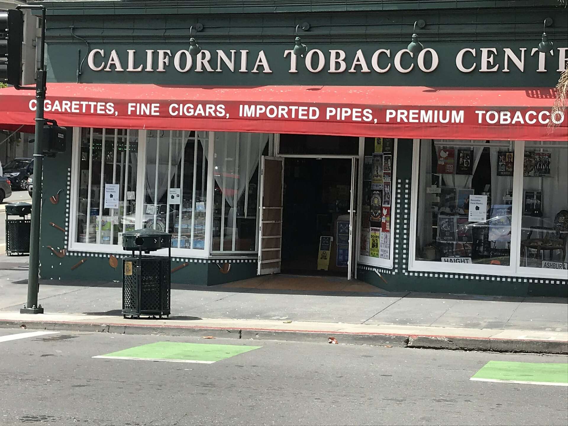 california tobacco center SF shuts newsstand as a nonessential business. Peskin says all news is  essential