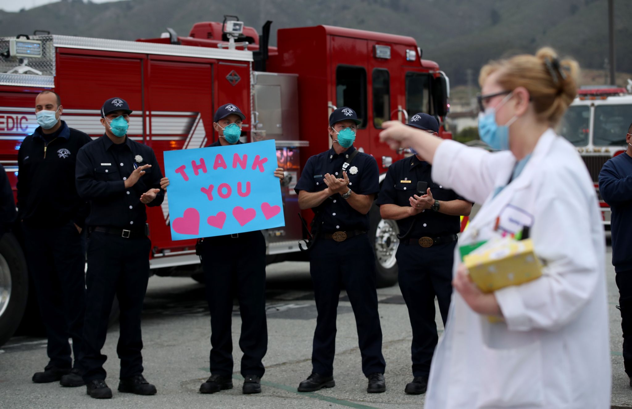COVID19 hospital workers front line responders in San Francisco Bay