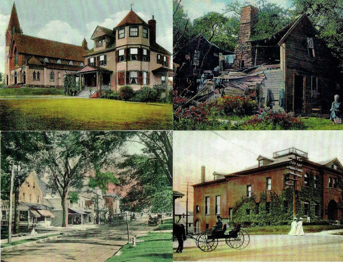 Sets of postcard scenes of "Old Ridgefield" are being offered for sale to benefit the Ridgefield Historical Society.