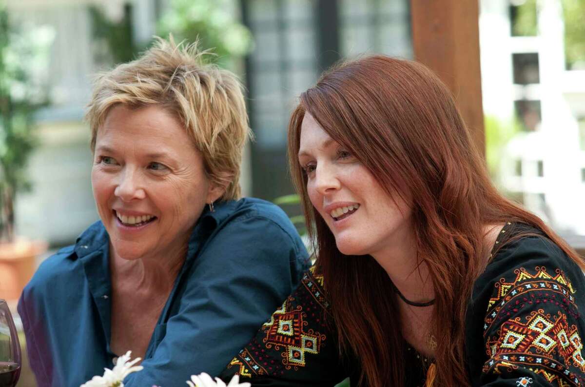Annette Bening, left, and Julianne Moore are shown in a scene from