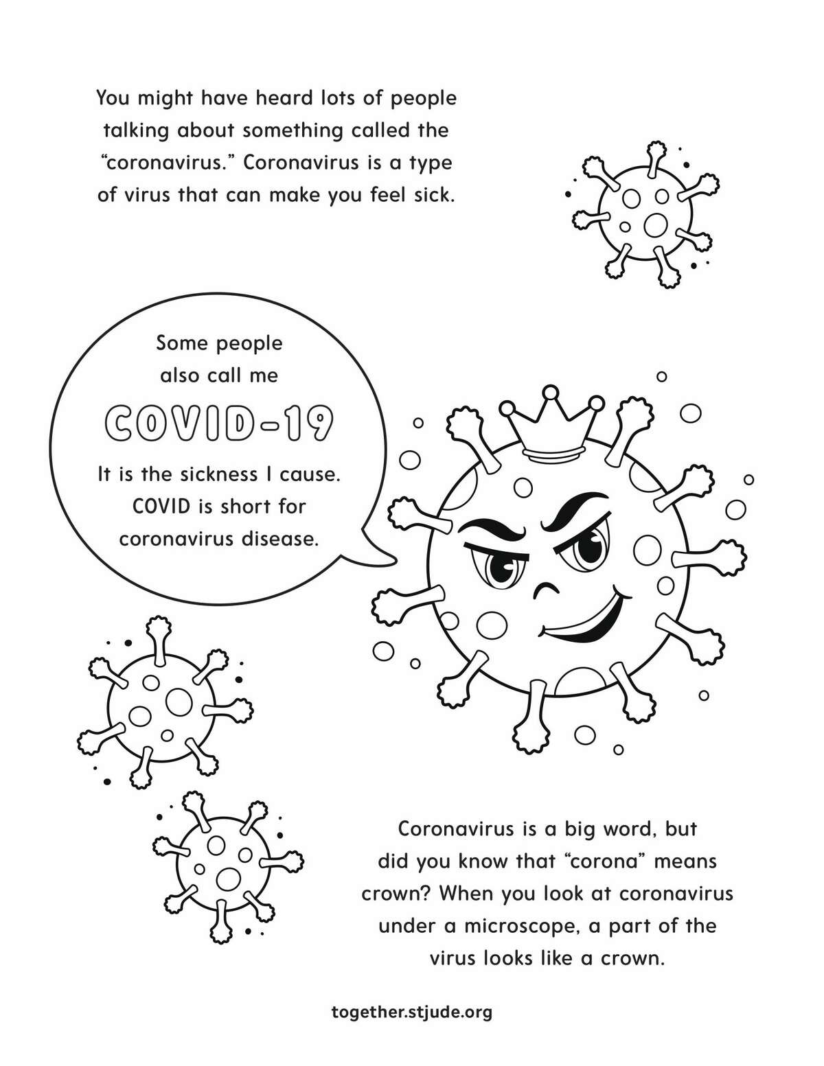 St. Jude creates "Learn About Coronavirus" coloring book for children