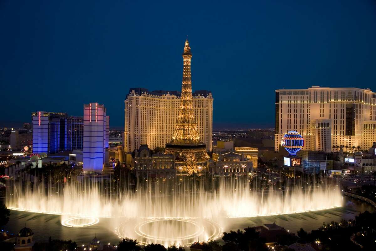 The fountains at the Bellagio in Las Vegas are back on as the city welcomes back visitors with cheap hotel prices and plenty of airfare deals