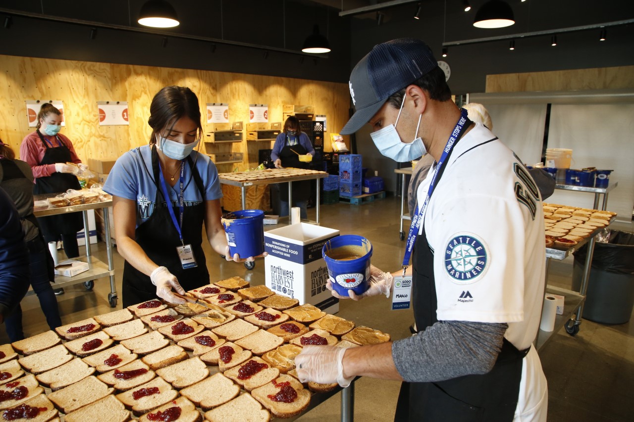 Curiocity Seattle on Instagram: @mariners pitcher Marco Gonzales and his  wife Monica's Gonzales Family Peanut Butter Drive has launched! The drive  makes peanut butter sandwiches for distribution to families in need with