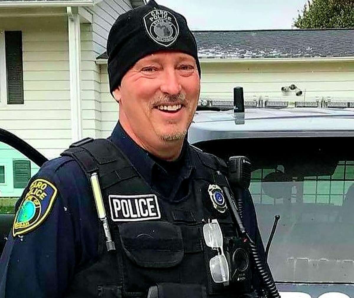 Because of a compromised immune system from cancer, Steve Repkie was sidelined as a police officer, but not for long. He could not let fellow officers work alone during such dangerous time. (Courtesy Photo)