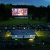 The Jericho Drive-In opened on Friday night, the first chance for moviegoers to get out in months. Other area drive-ins are mulling plans for reopening. Indoor movie theaters remain closed. Some schools are discussing holding graduation ceremonies at drive-ins. ( Jim Franco / Special to the Times Union )