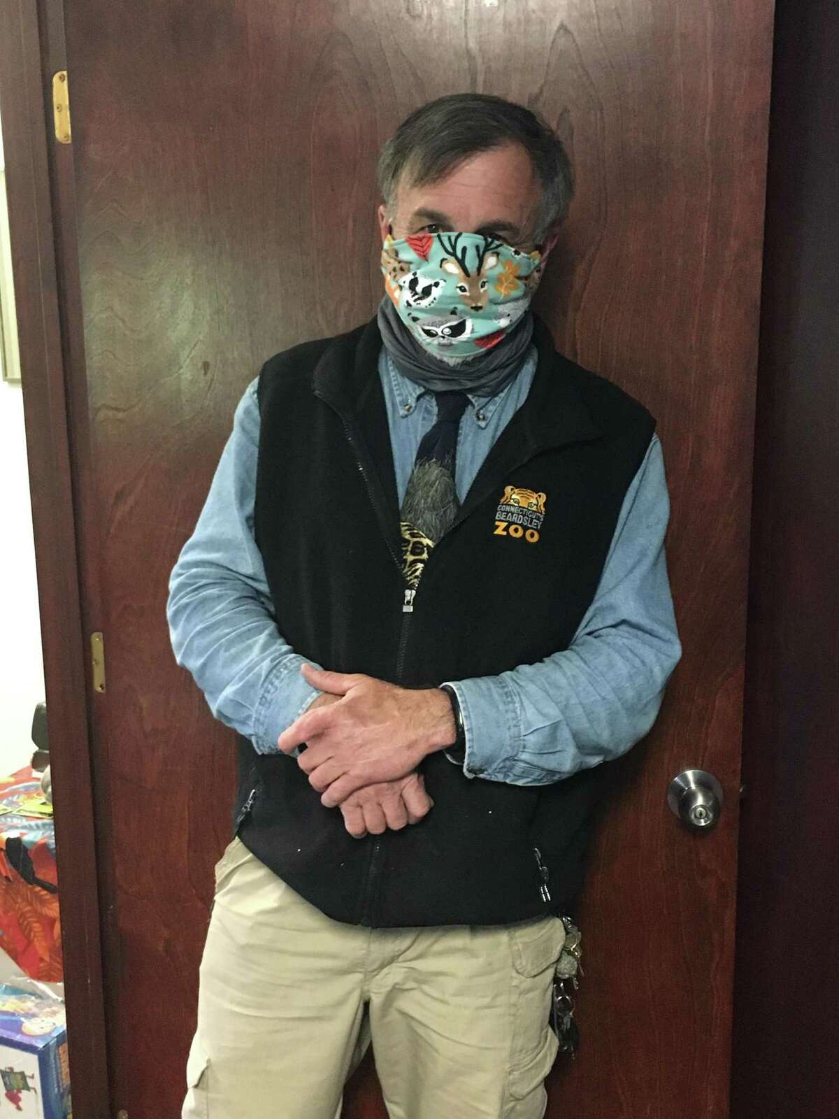 Connecticut’s Beardsley Zoo in Bridgeport will reopen June 1, with a number of new safety measures in place. Pictured is Zoo Director Gregg Dancho.