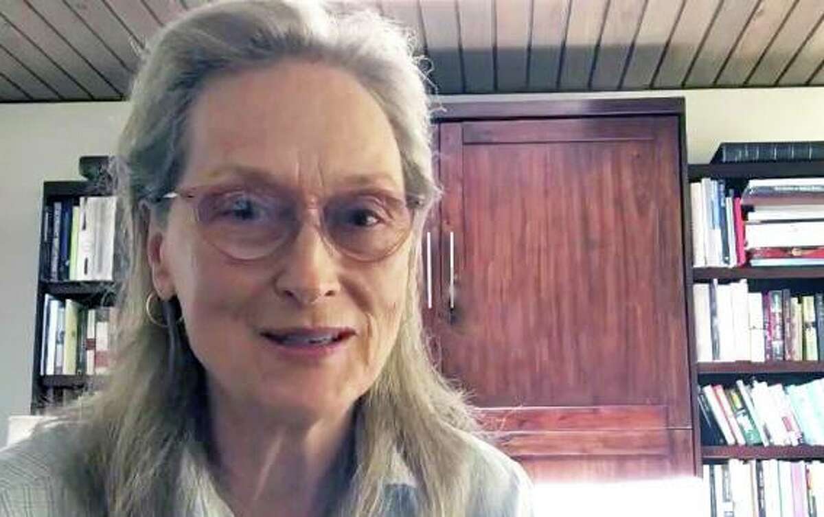 A screenshot of Meryl Streep’s appeal for Sharon Hospital.