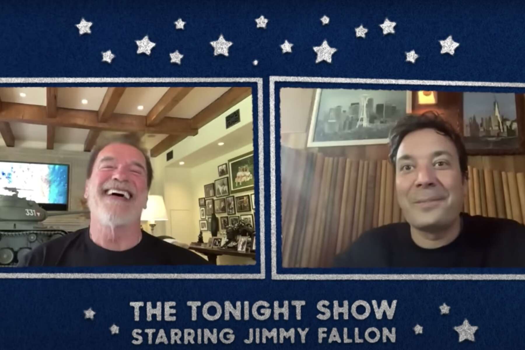 The Governator Voices Classic Video Games On The Tonight Show Starring Jimmy Fallon