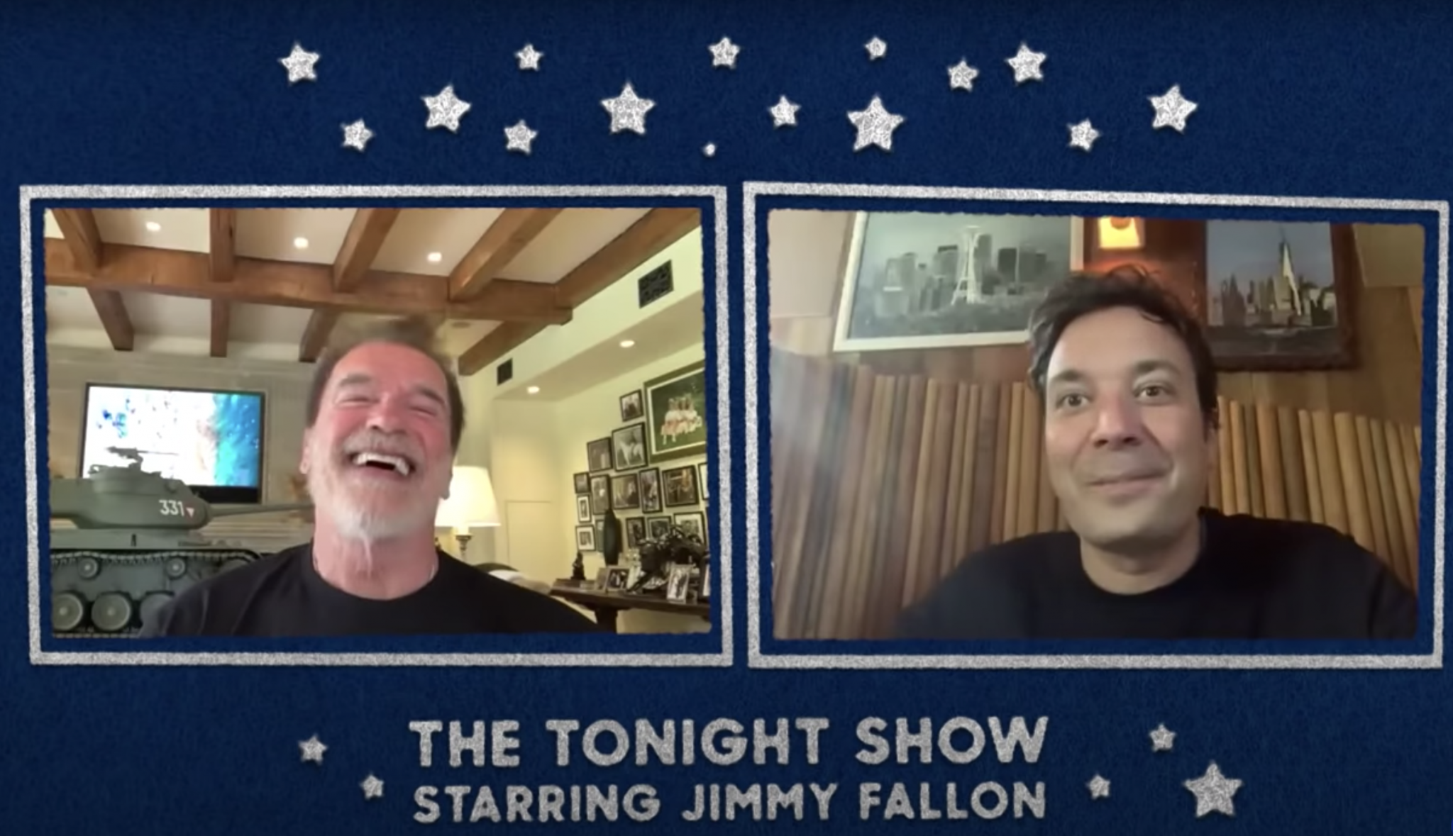 The Governator Voices Classic Video Games On The Tonight Show Starring Jimmy Fallon