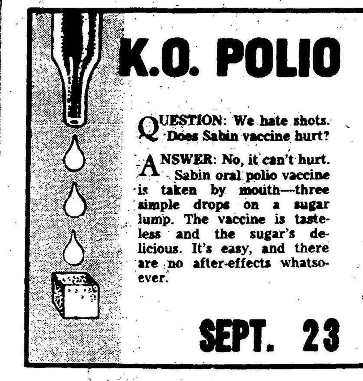 ‘Total war’ on polio in the Bay Area Archive finds on the ‘K.O. Polio