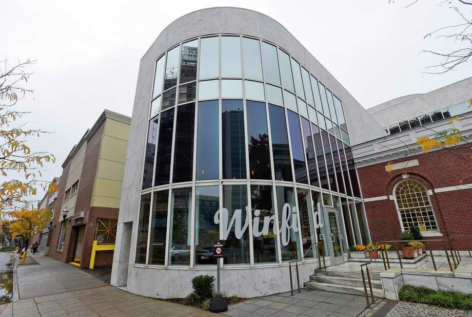 The Winfield Coffee, at the Ferguson Library in Stamford, Conn. Photo: Matthew Brown / Hearst Connecticut Media / Stamford Advocate