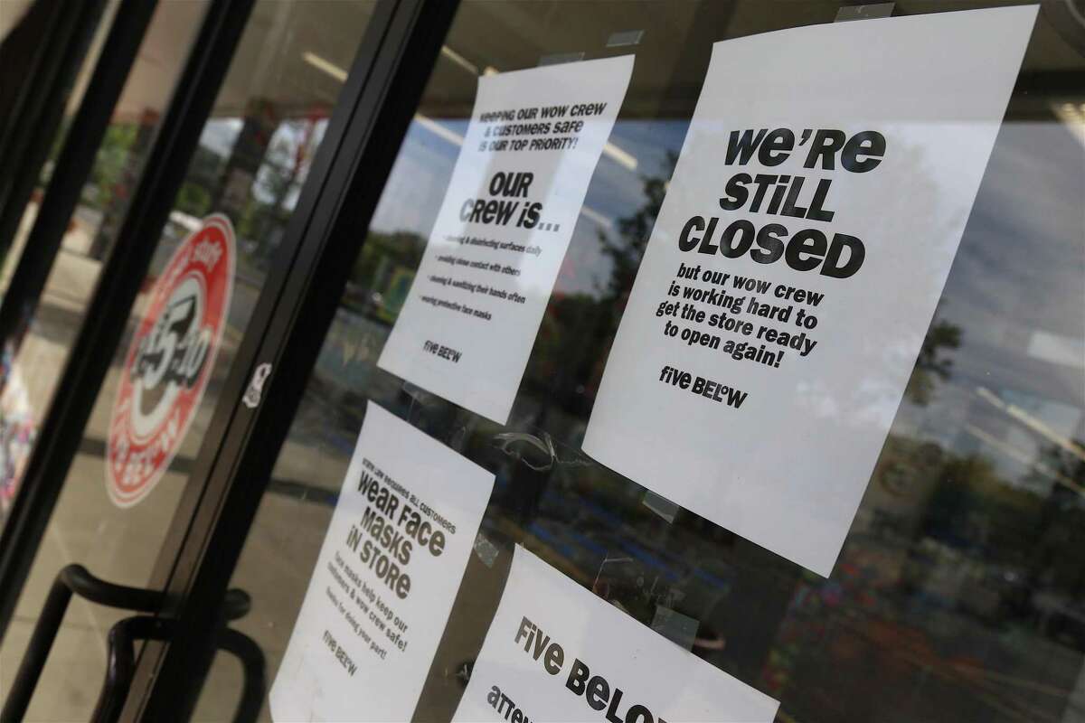 Five Below on Connecticut Avenue in Norwalk was not ready to open Wednesday morning on May 20, 2020.